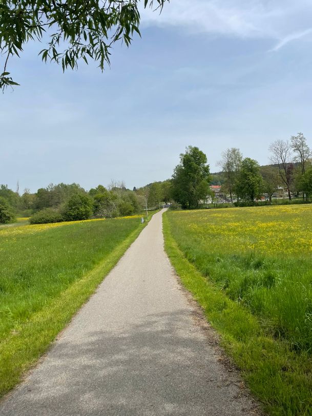 Ende der Tour auf anderer Seite des Freibads