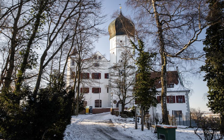 Vöhlinschloss Illertissen im Winter