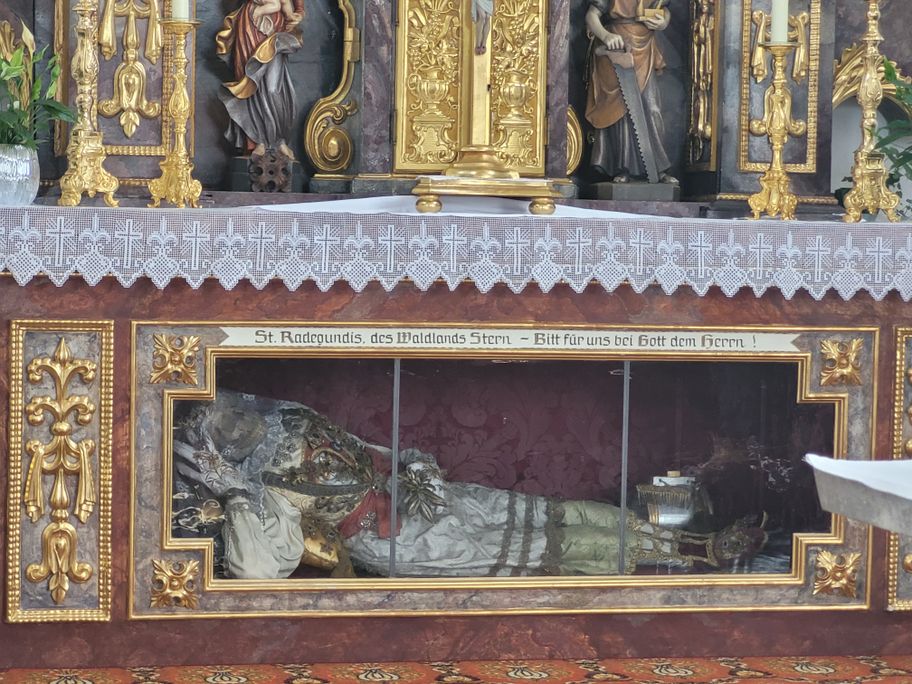 Gebeine der heiligen Radegundis in Waldberg
