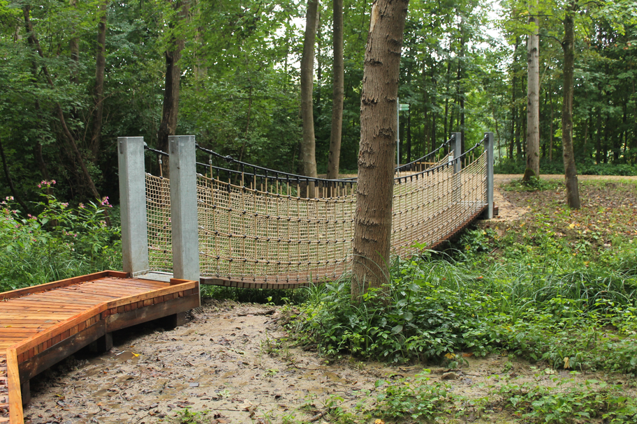 Hängebrücke auf dem Herzogin-Anna-Rundweg