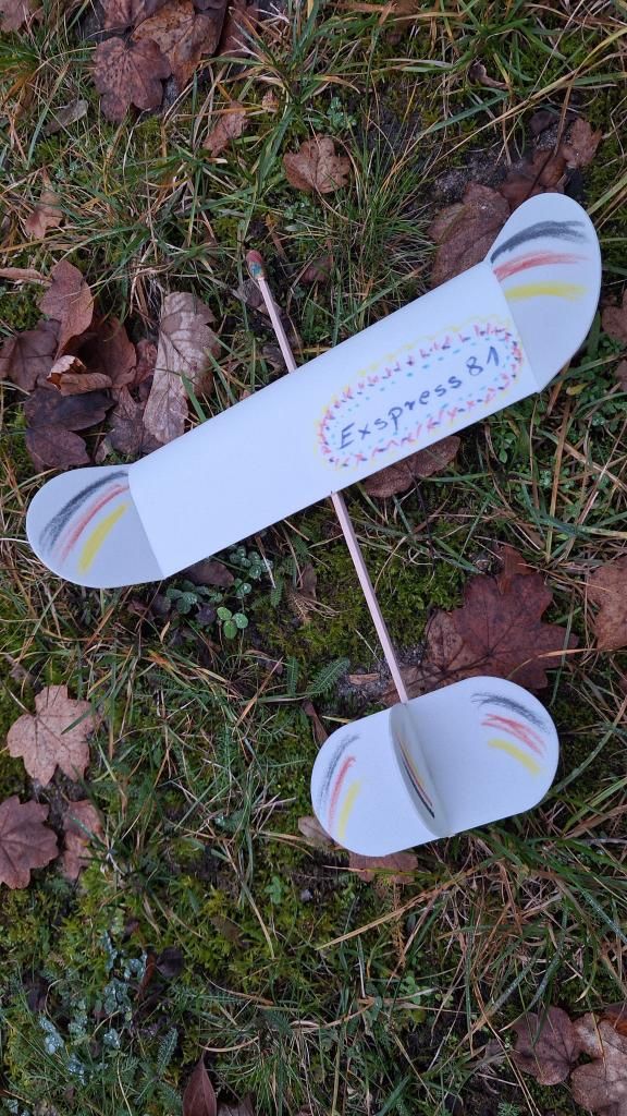 Bastel-Workshop für Kinder: Modellflugzeug Express 81