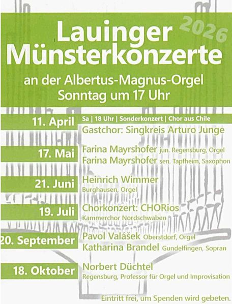 Lauingen Münsterkonzerte 2026
