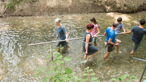 Naturkneippanlage in der Donau bei Dillingen