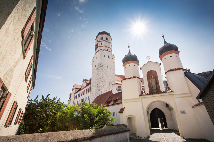 Schloss Dillingen mit Marientor