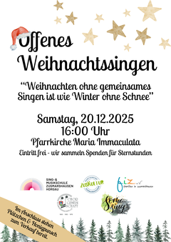 Offenes Weihnachtssingen