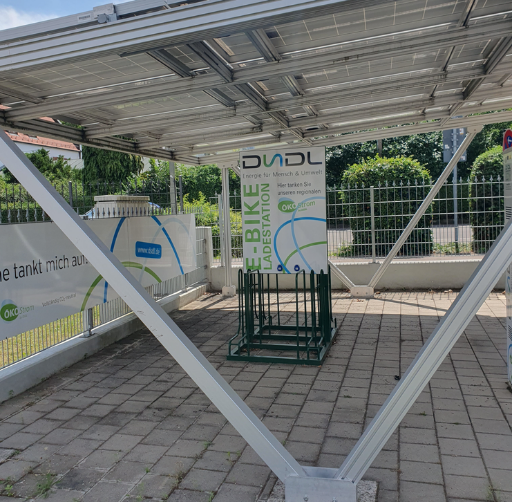 E-Bike Ladestation Donau-Stadtwerke Dillingen-Lauingen 1