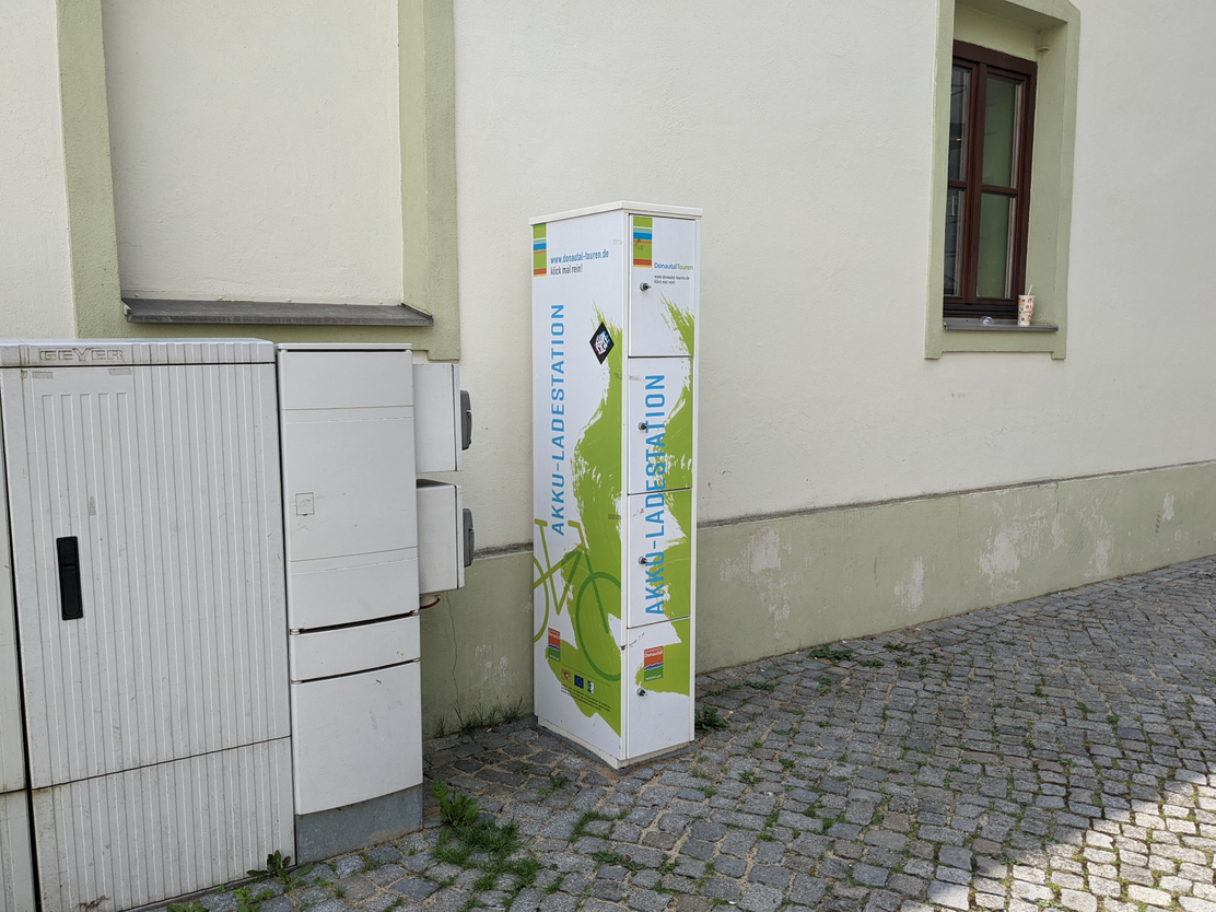 E-Bike Ladestation Marktplatz Höchstädt