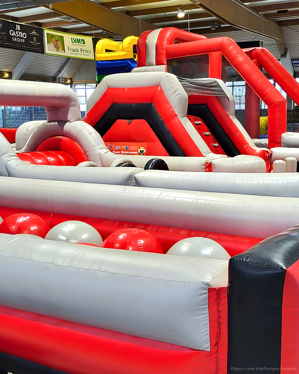 Indoor-Hüpfburgenlandschaft Flippy-Land