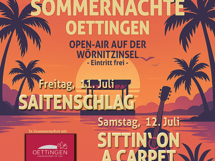 Sommernächte im Wörnitz-Freibad Oettingen