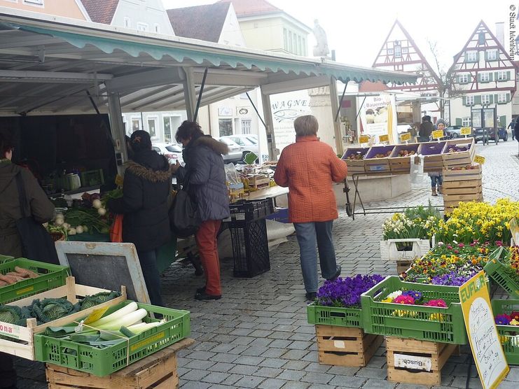 Wochenmarkt in Monheim