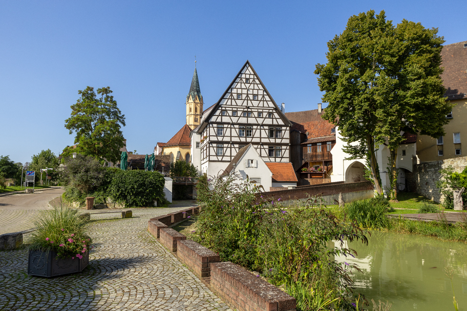 Tränktor und Spitalkirche Lauingen