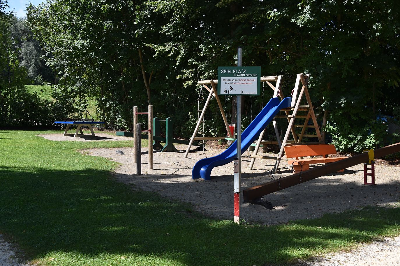Spielplatz auf dem Campingplatz
