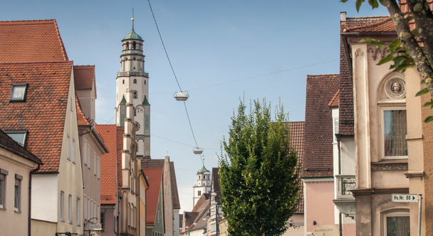 Lauingen mit Schimmelturm