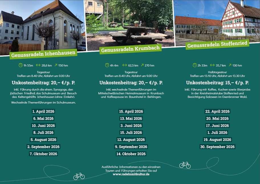 Flyer Genuss-Radtouren