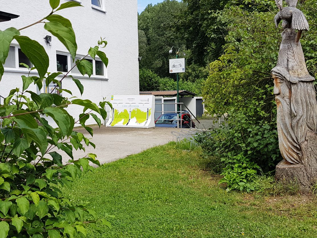 E-Bike-Ladestation in der Illerstr. 28 in Vöhringen