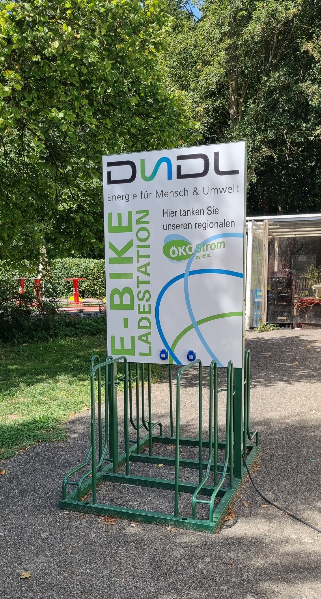 E-Bike Ladestation Donau-Stadtwerke Dillingen-Lauingen