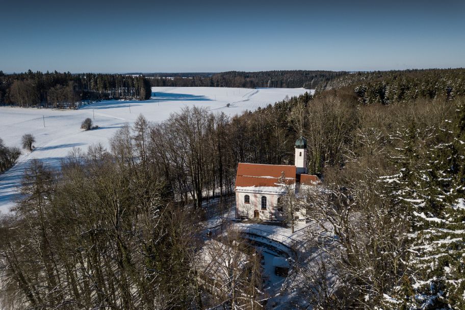Wallfahrtskirche Matzenhofen im Winter