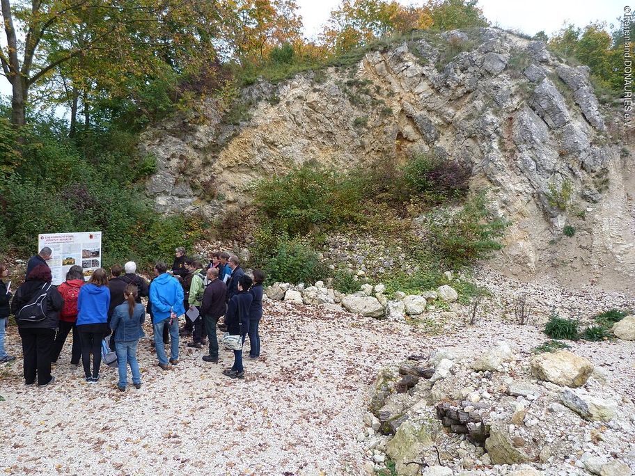 Führung im Steinbruch