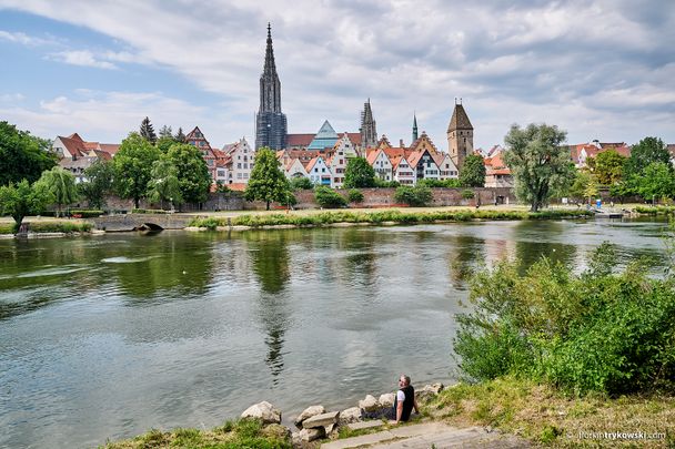 Donauufer_Blick nach Ulm