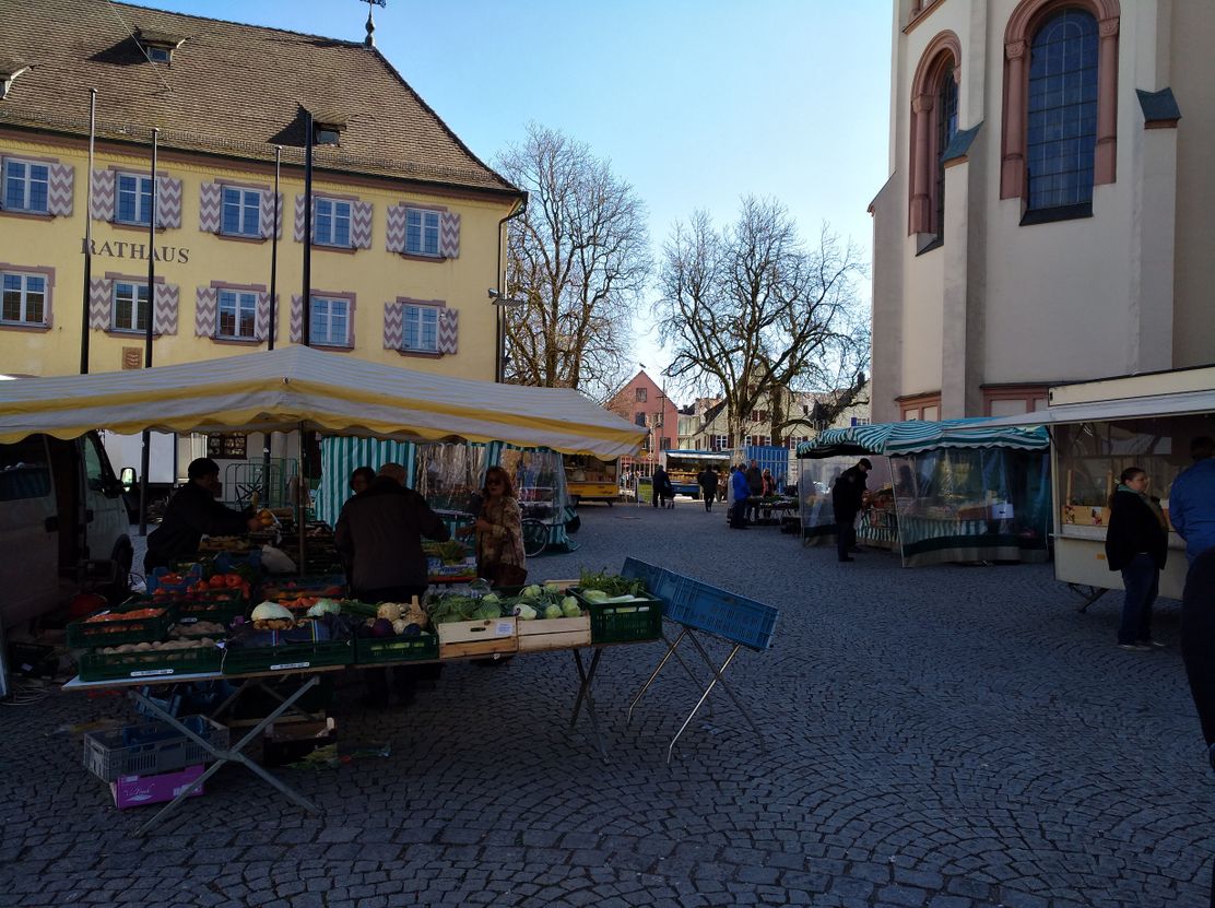 Wochenmarkt in Weißenhorn