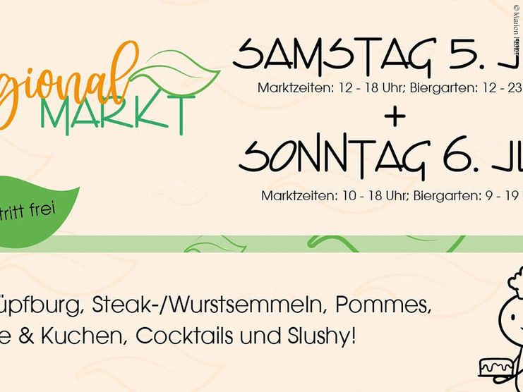 RegionalMarkt auf dem Volksfestplatz in Asbach-Bäumenheim