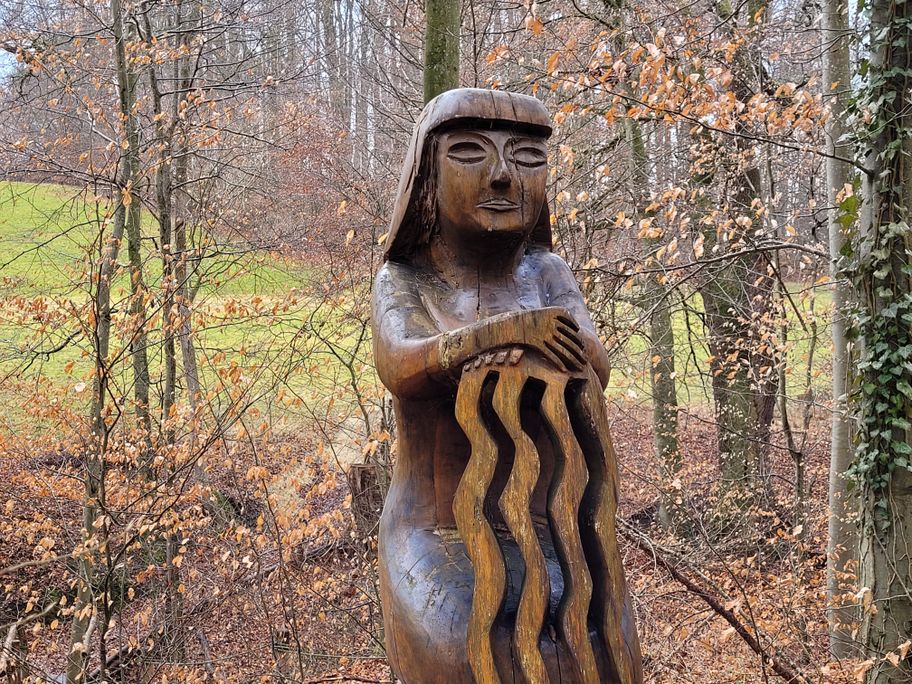 Adelheid-Figur am Krumbad.