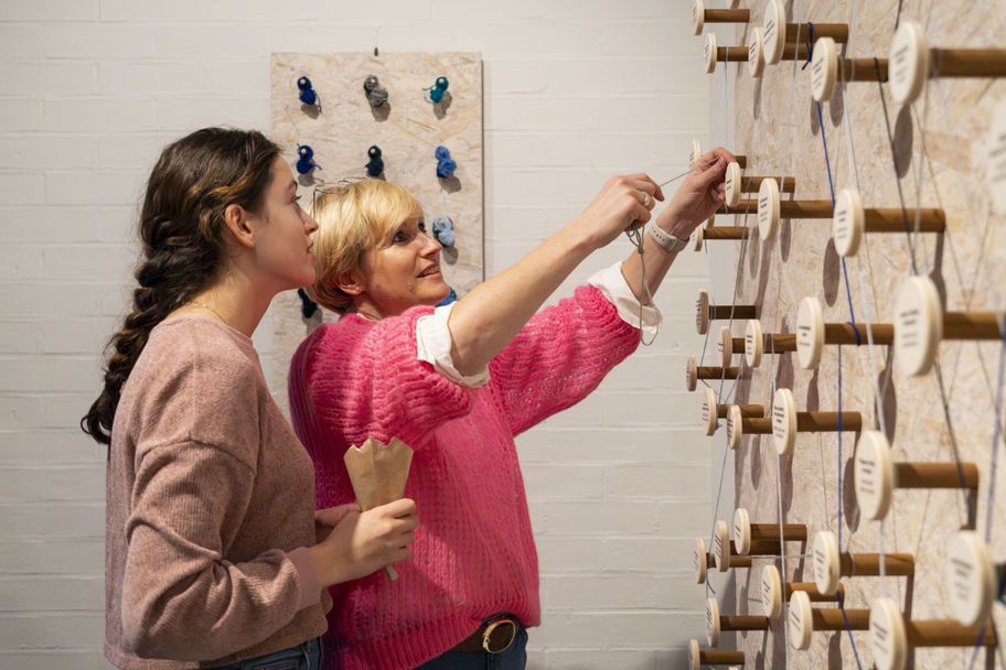 Fadendiagramm im Kindermuseum