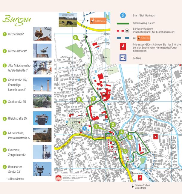 Karte Storchenspaziergang