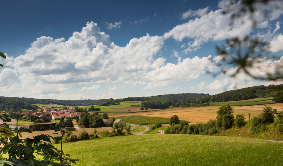 Panoramablick am Weg