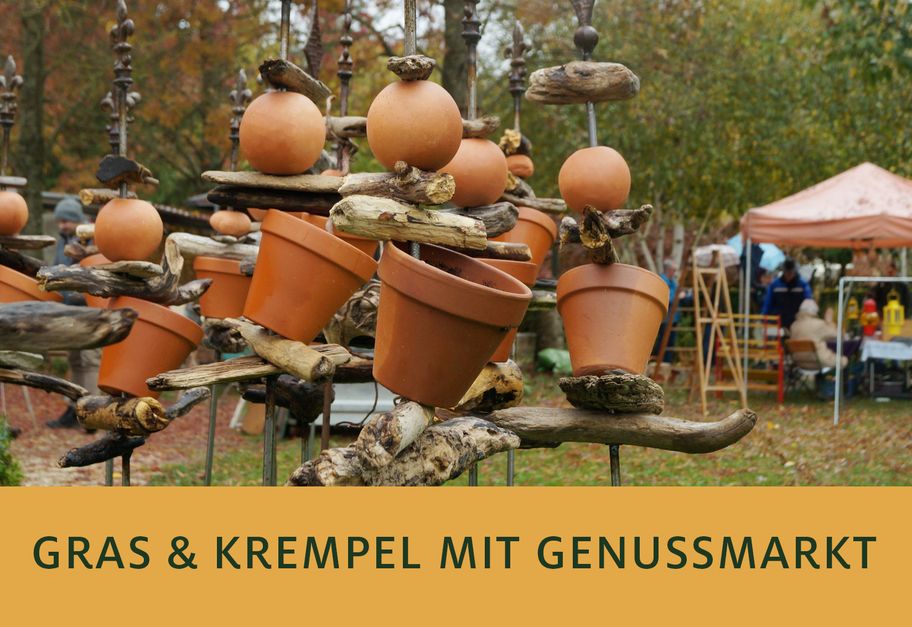 Gras & Krempel mit Genussmarkt