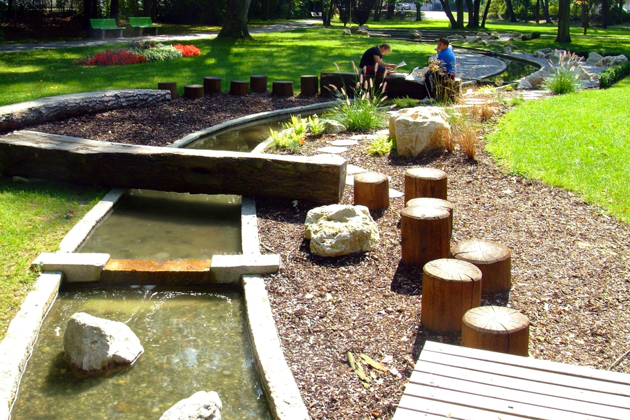 Kneipp-Wasser-Wohlfühlpfad im Taxispark Dillingen