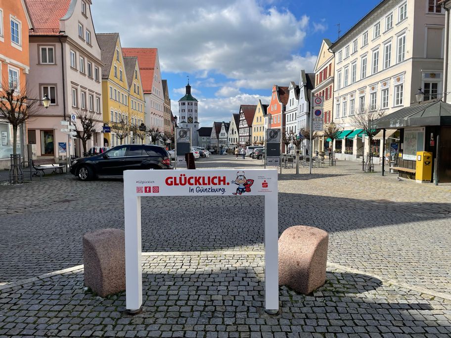 Foto- und Selfiepoint Marktplatz Günzburg