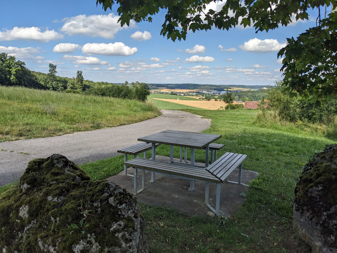 Rastplatz mit Aussicht bei Gaishardt