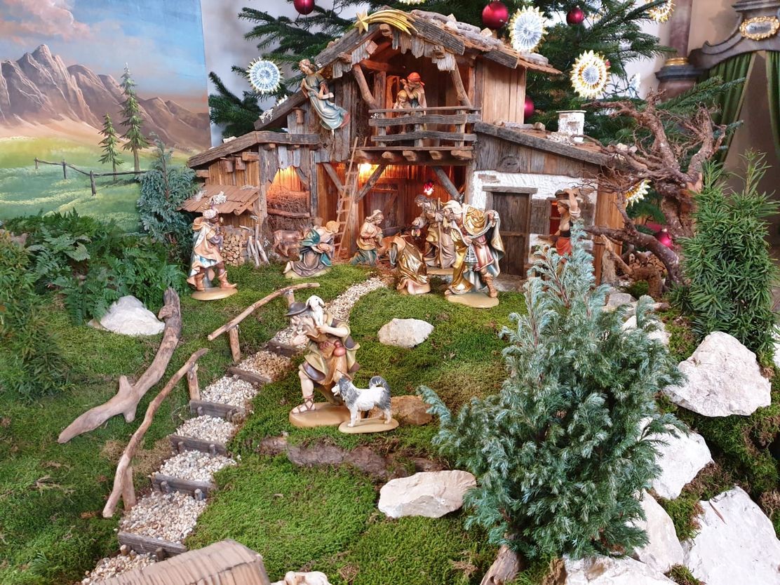Weihnachtskrippe in Rieden