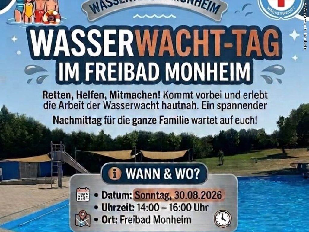 "Wasserwacht-Tag" im Freibad Monheim