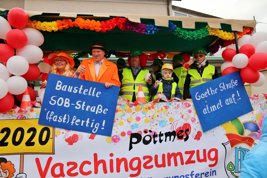 Faschingstreiben in Pöttmes
