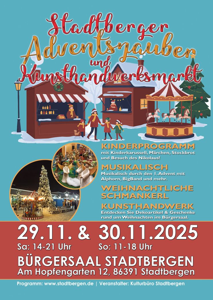 Stadtberger Adventszauber mit Kunsthandwerksmarkt