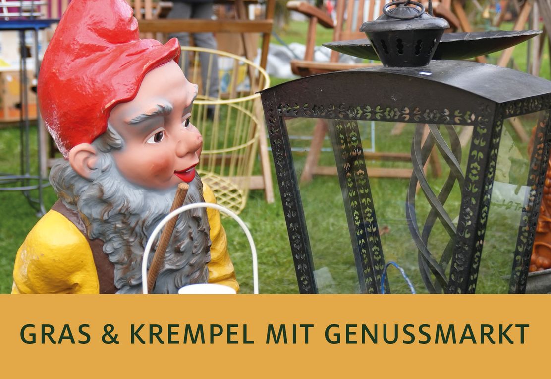 Gras & Krempel mit Genussmarkt