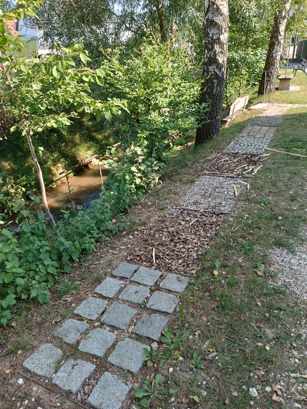 Naturkneippanlage Aislingen - Barfußpfad