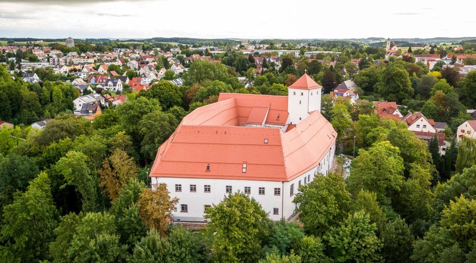 Wittelsbacher Schloss - Luftaufnahme