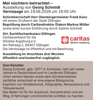 Ausstellung "Mal nüchtern betrachtet" von Georg Schmidt
