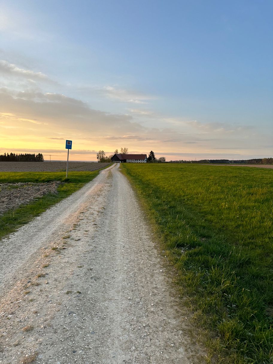 Feldweg zwischen Krumbach und Deisenhausen