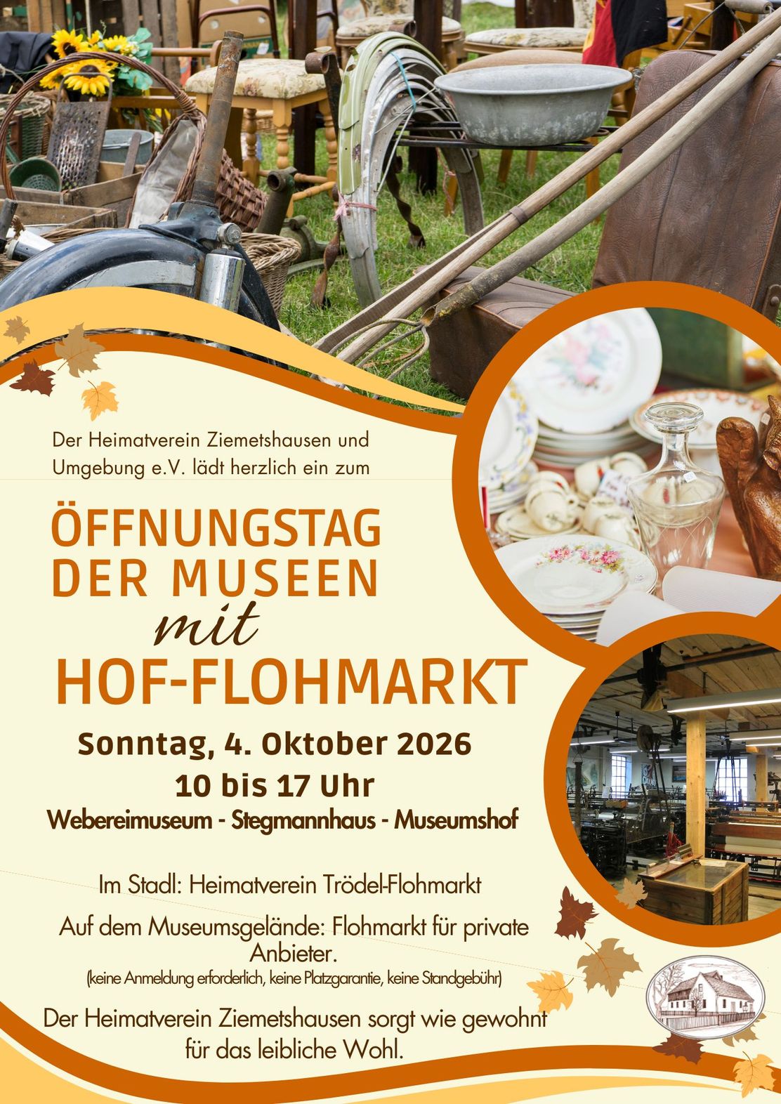 Museumsöffnungstag mit Hofflohmarkt