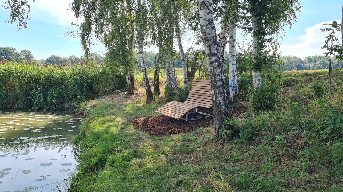 Panoramaliege bei Offingen