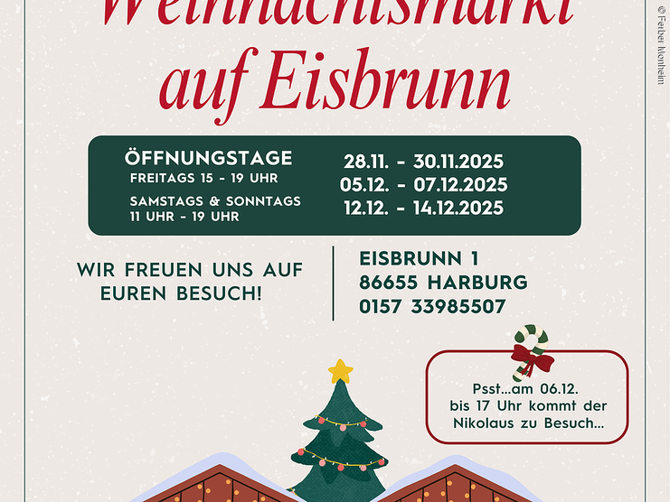 Weihnachtsmarkt auf Eisbrunn