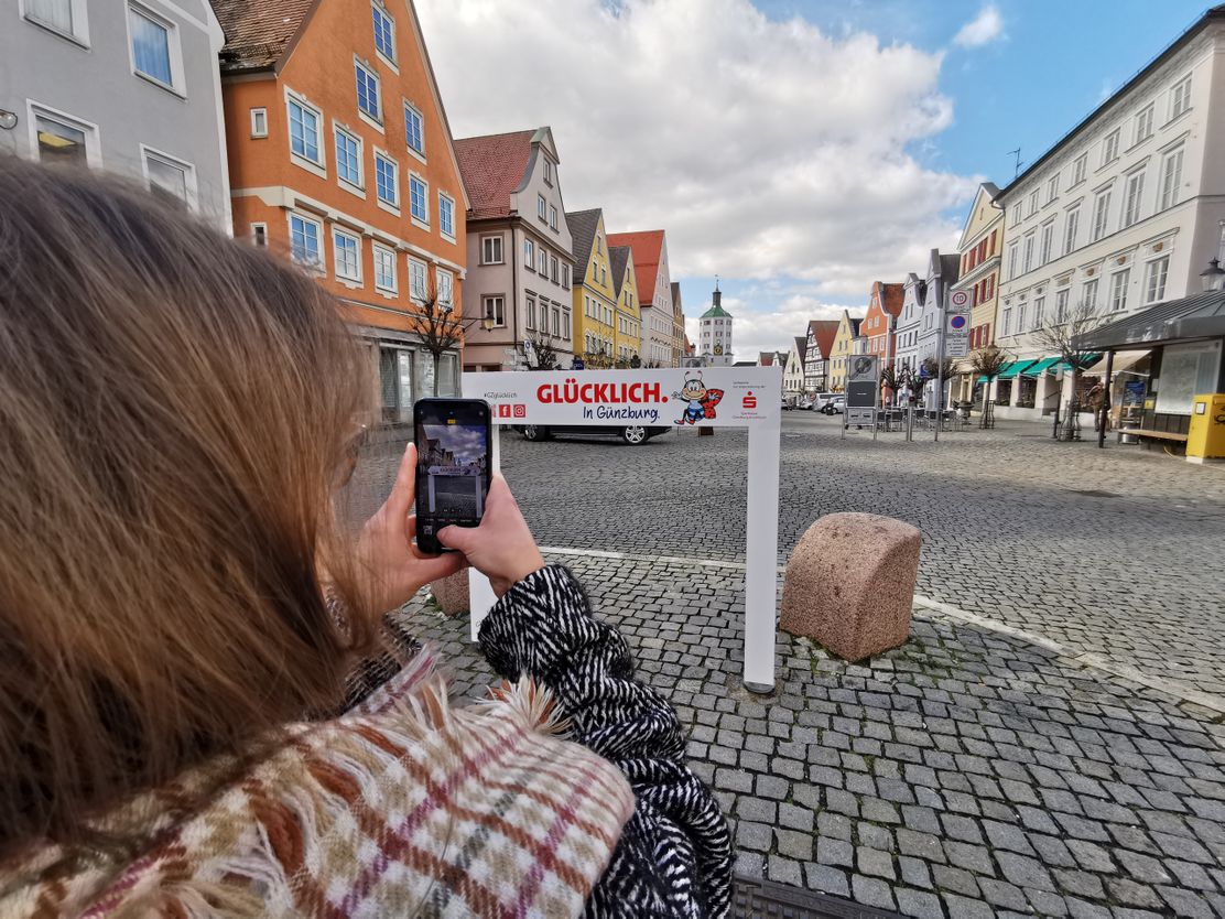Foto- und Selfiepoint Marktplatz Günzburg