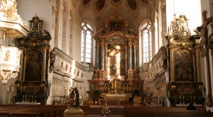 Basilika St. Peter Innenraum © Dr. Axel Flierl