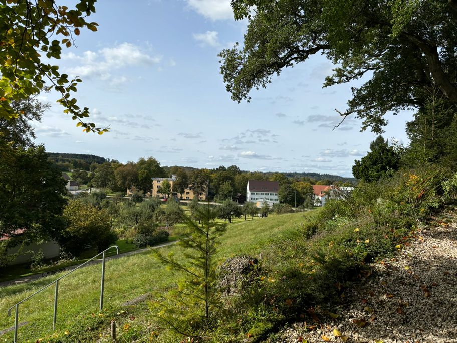 Ausblick Ursberg Garten