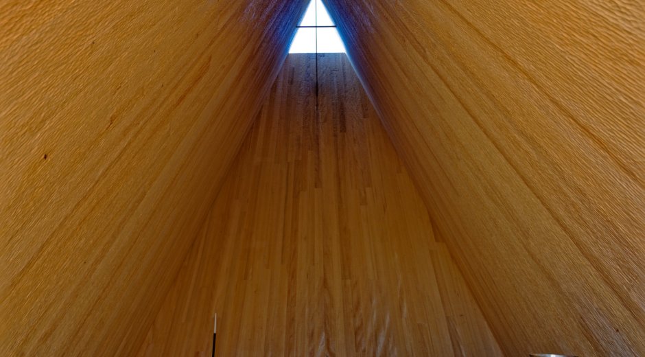 Innenraum der Wegkapelle © Alwin Sing