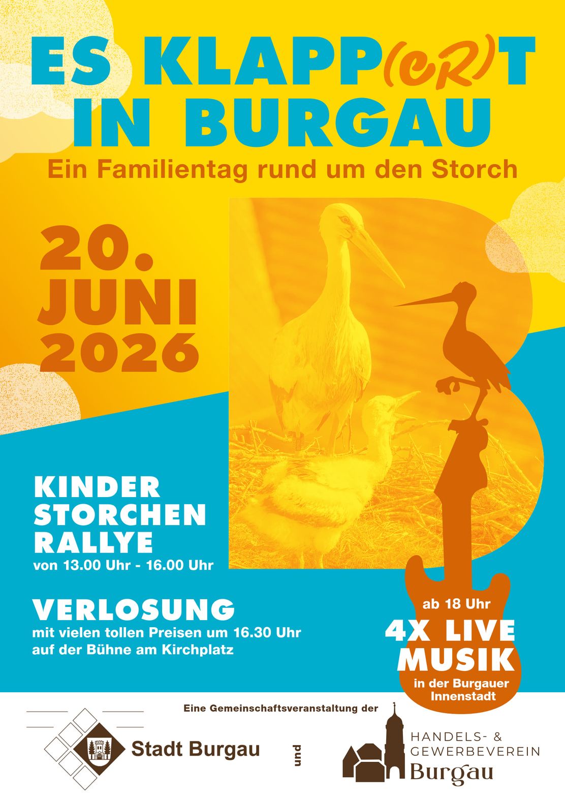 Es klapp(er)t in Burgau - Ein Familientag rund um den Storch